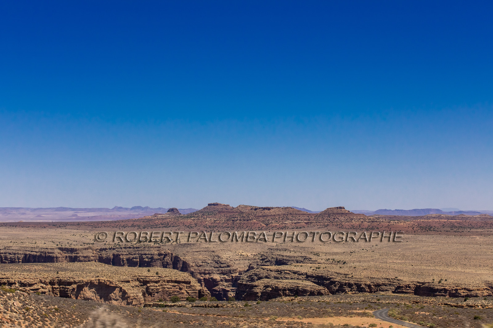 Sur la route en quittant le Grand Canyon