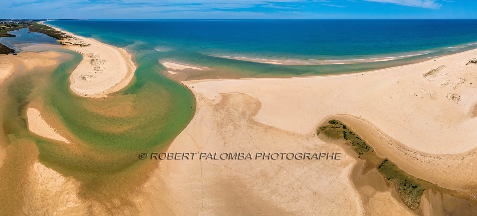 Portugal, Algarve, Village de Cacela Velha situé à l'est de la Ria Formosa