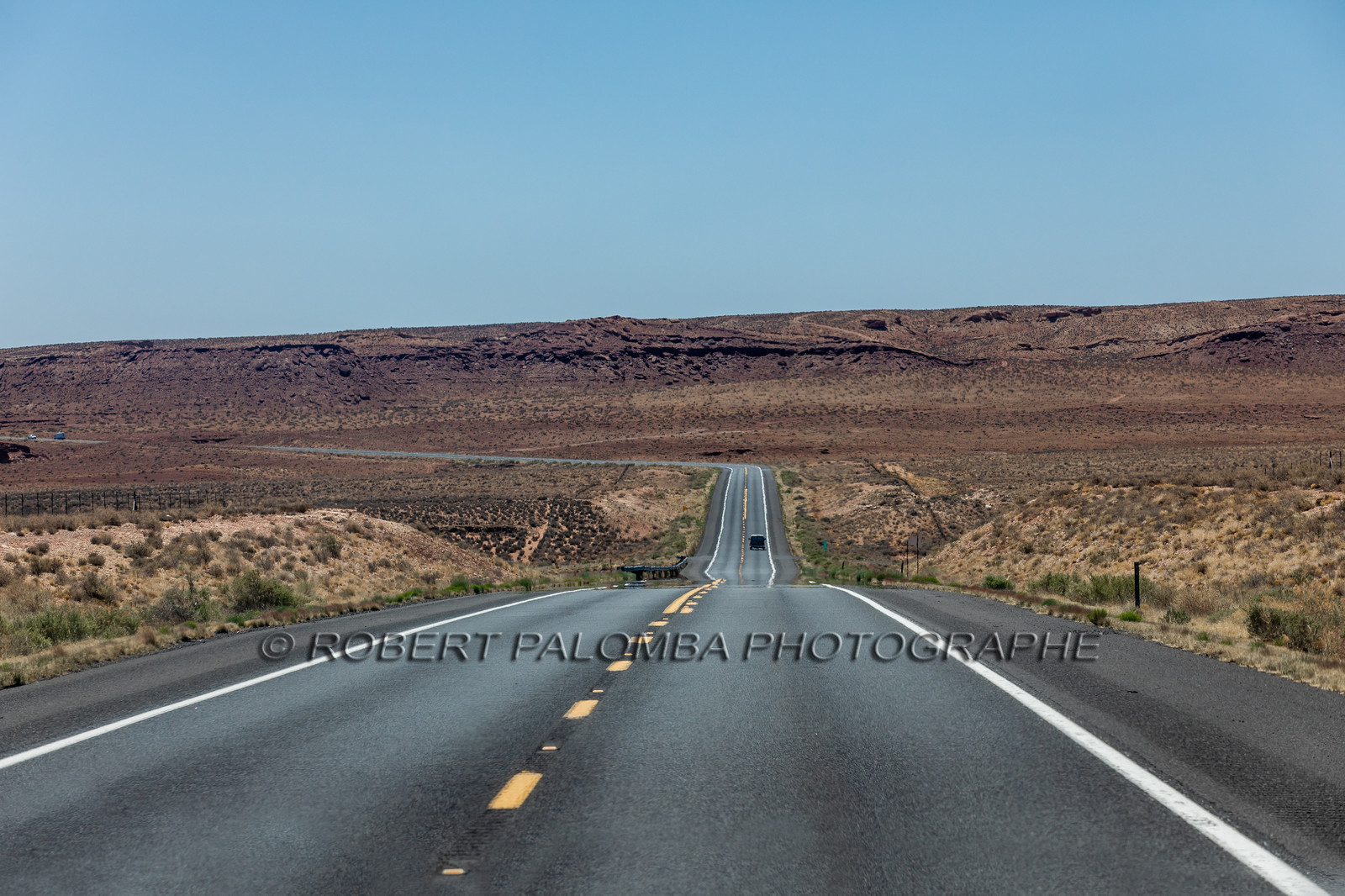 Sur la route en quittant le Grand Canyon