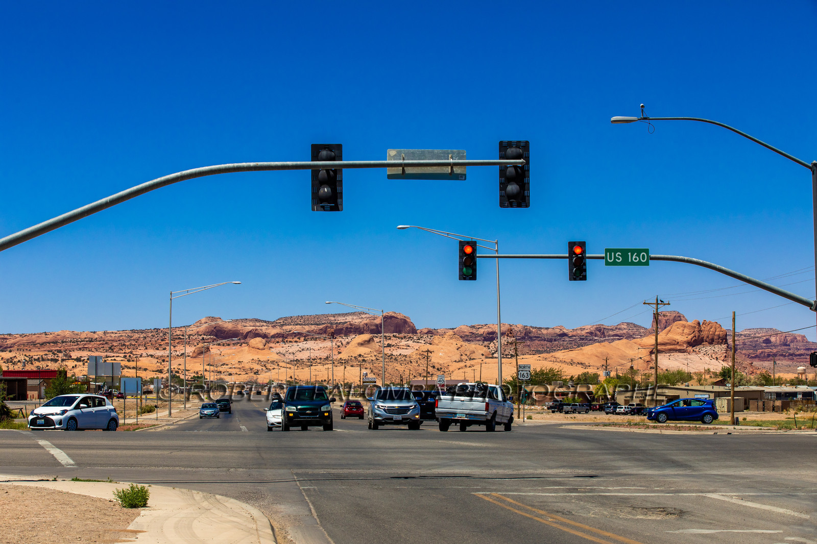 Sur la route pour aller à Monument valley