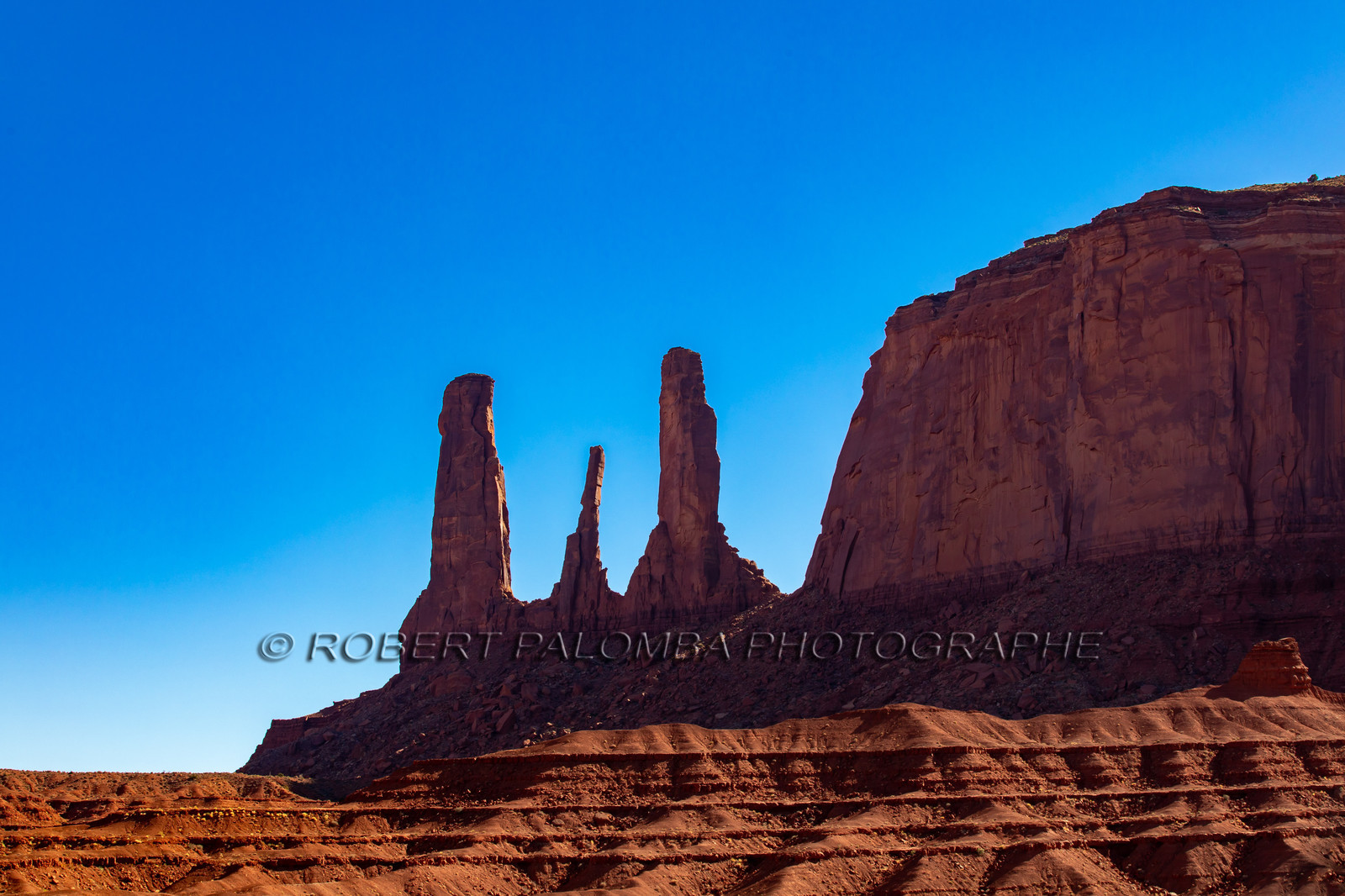 Les Three Sisters à Monument Valley