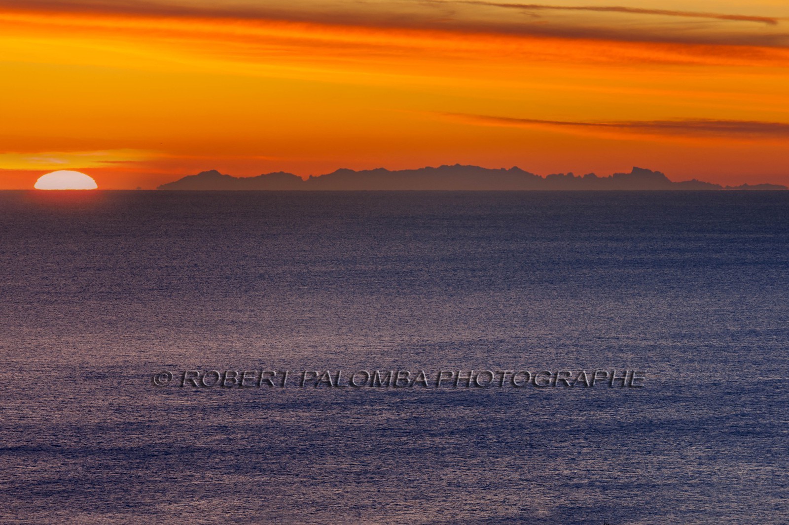 La Corse vue de Nice