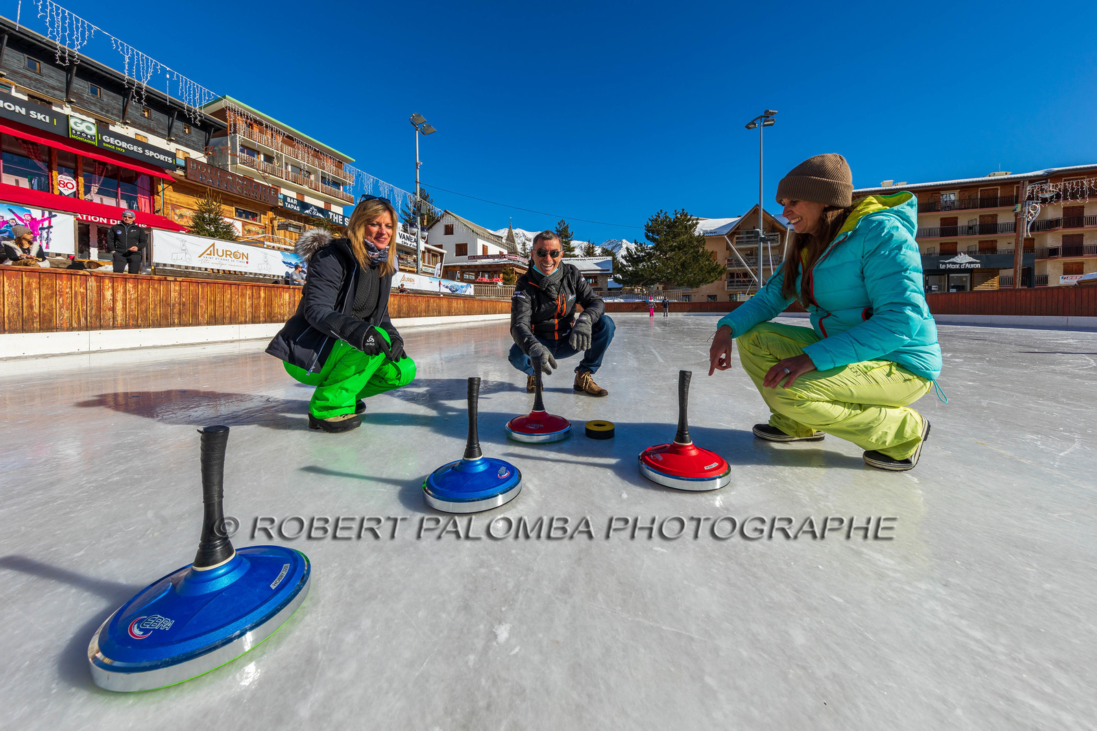 Pétanque sur glace