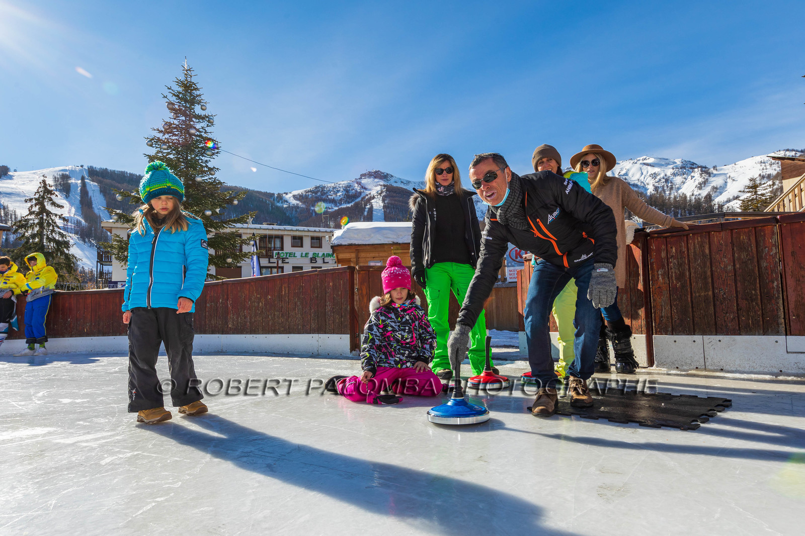 Pétanque sur glace