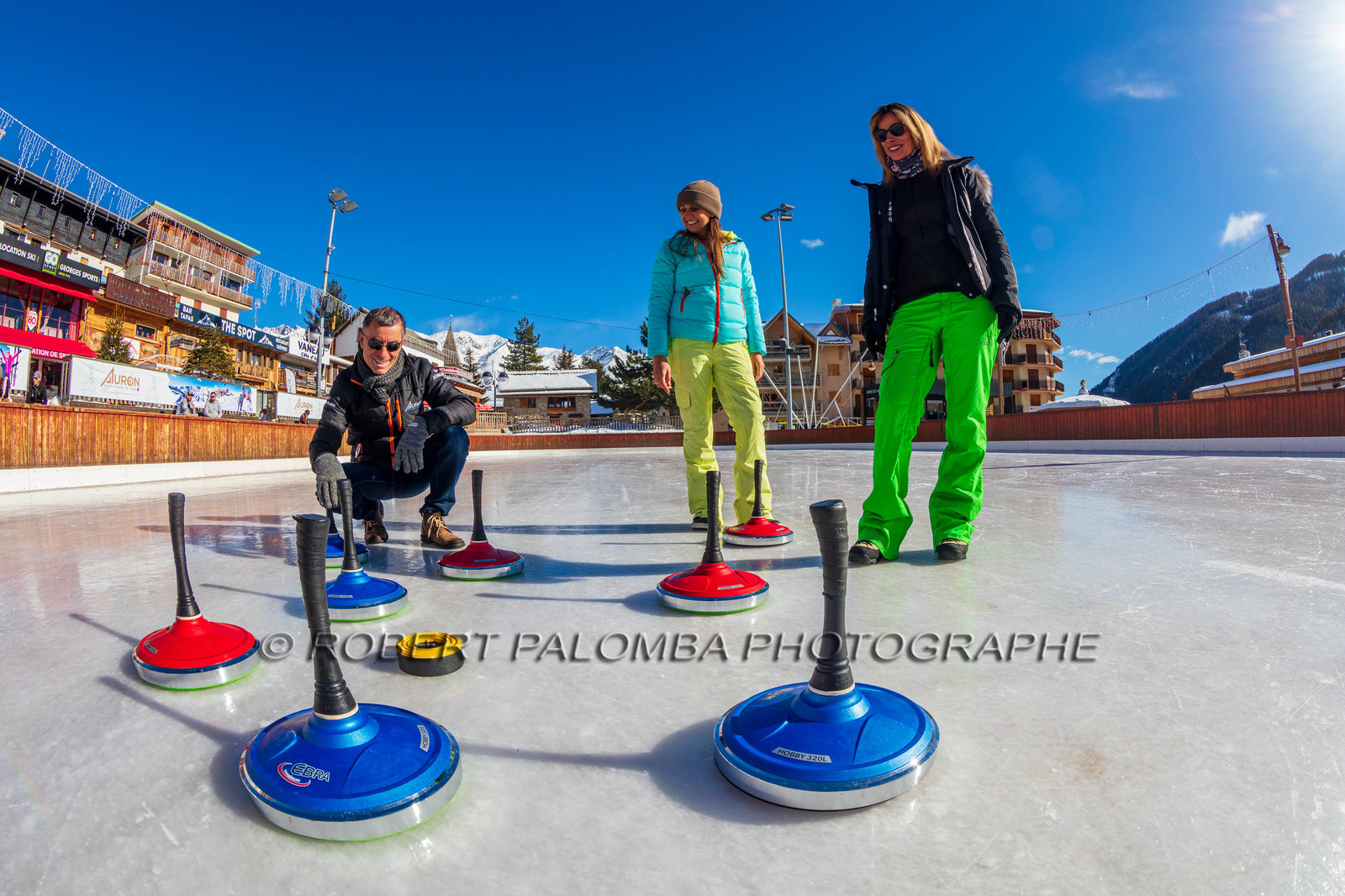 Pétanque sur glace