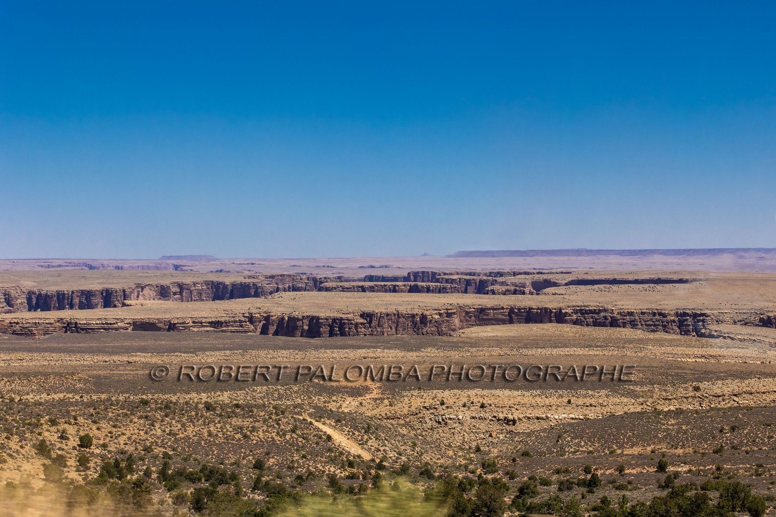 Sur la route en quittant le Grand Canyon