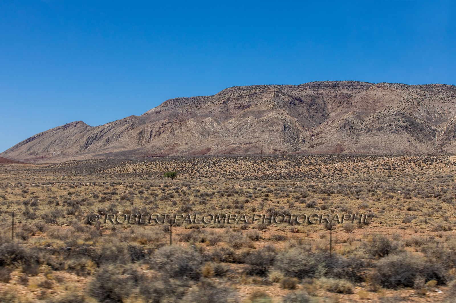 Sur la route en quittant le Grand Canyon