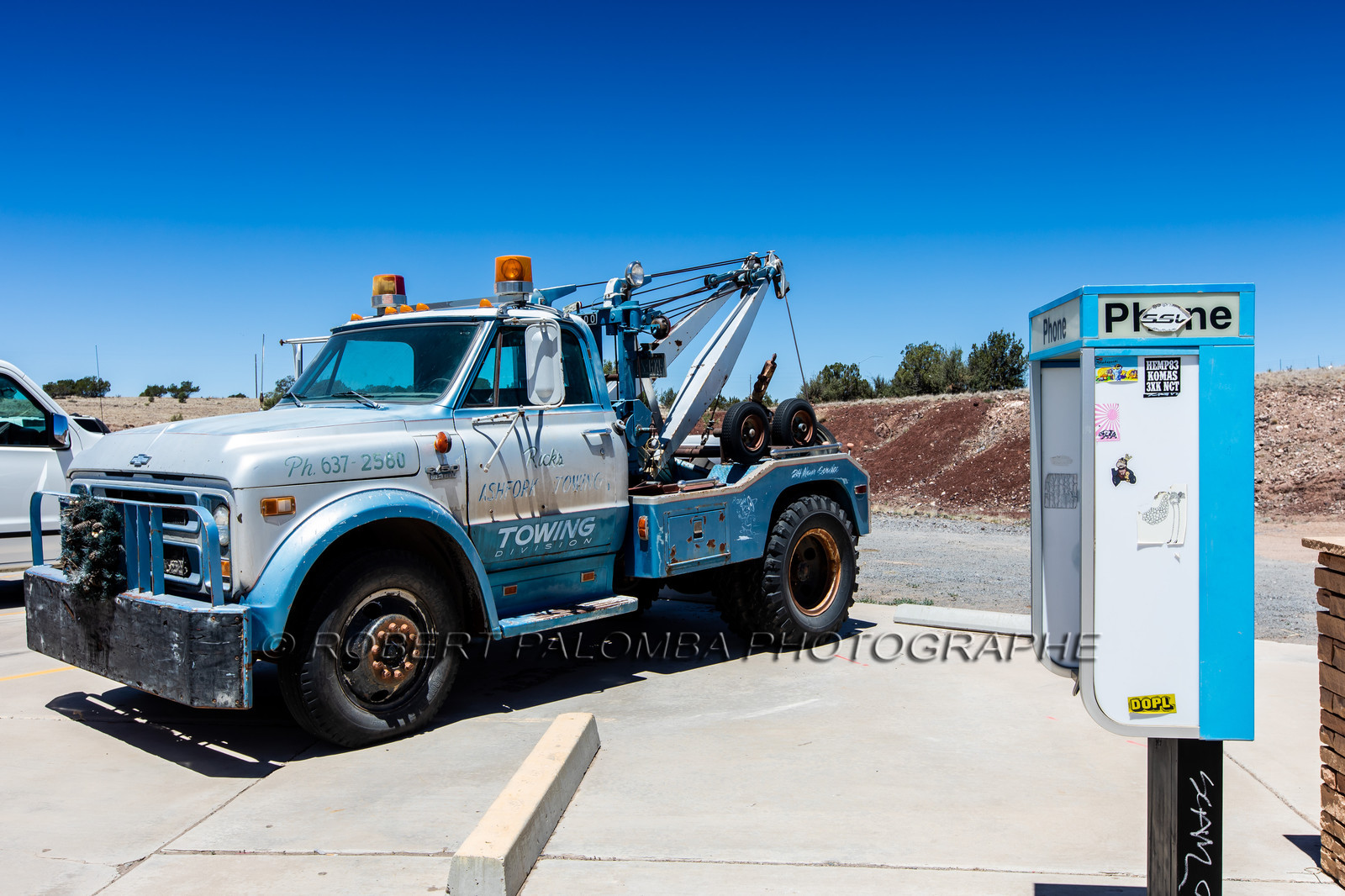 Station essence avant le Grand Canyon
