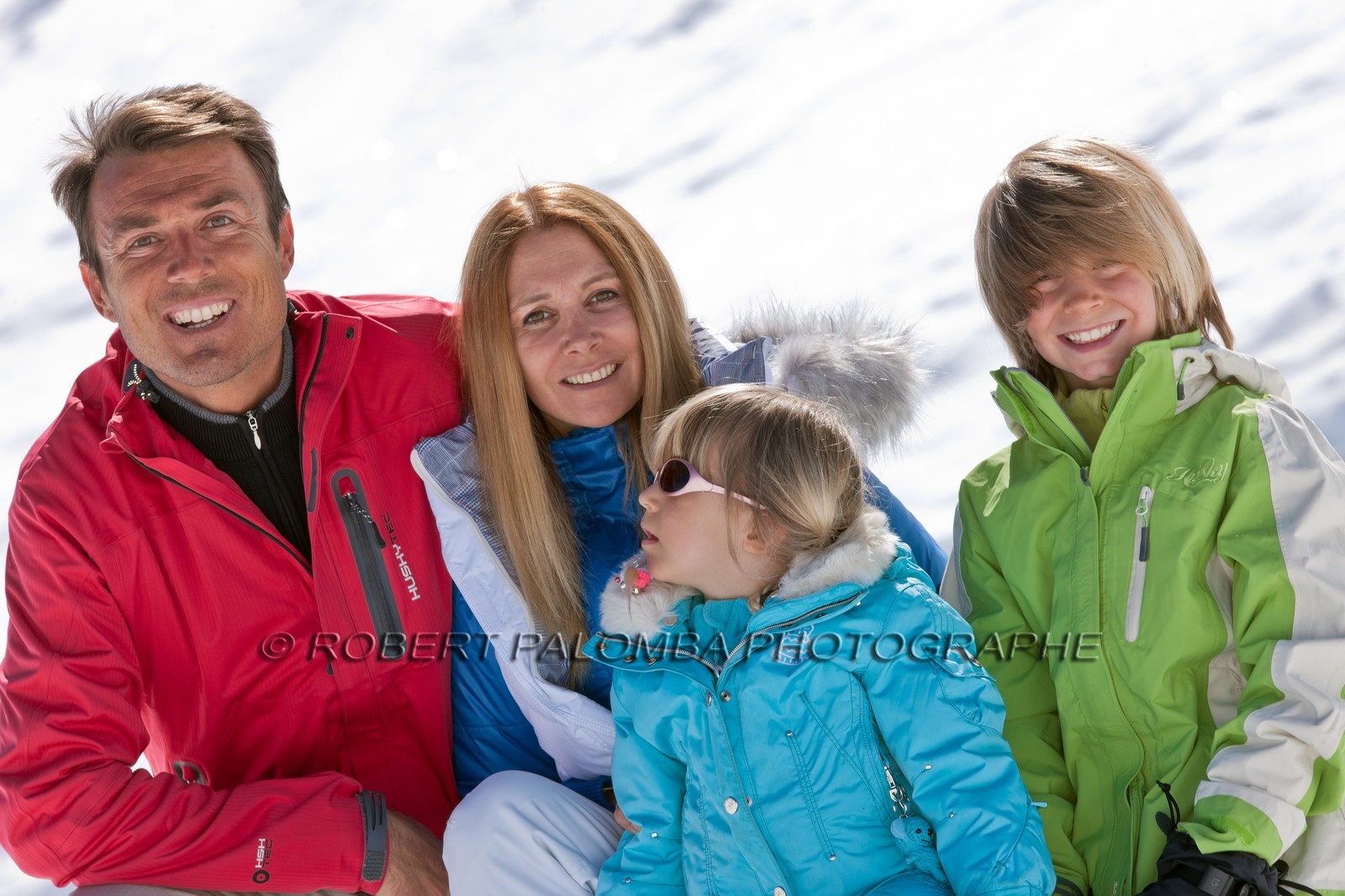 Famille neige