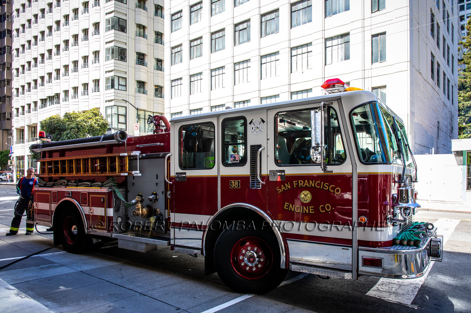 Camion de pompier à San Francisco